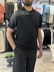 Polo Yaka Siyah Triko
